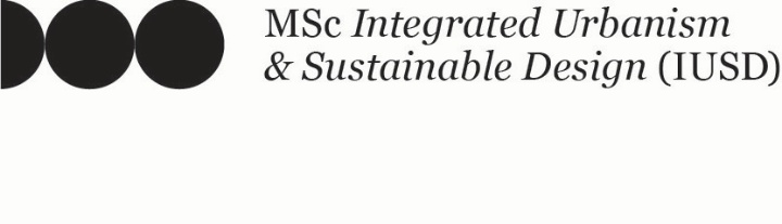 MSc Integrated Urbanism & Sustainable Design