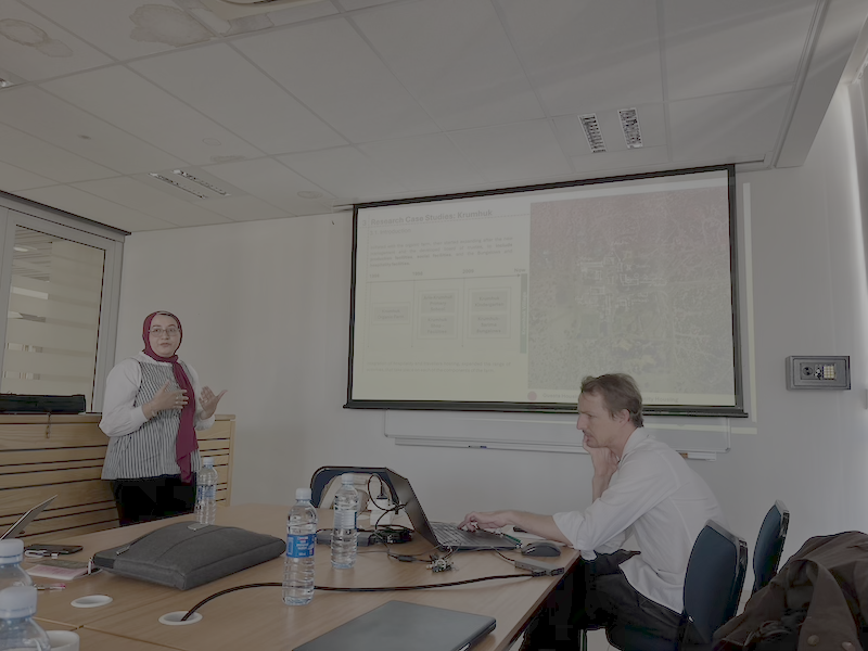 Masters student thesis field research presentation: Reham Qasem