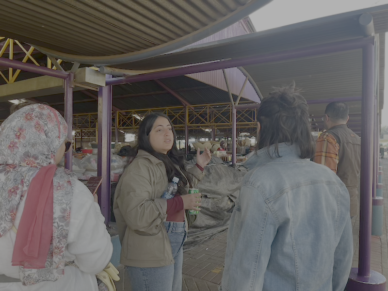 Masters student thesis field visits Soweto market 