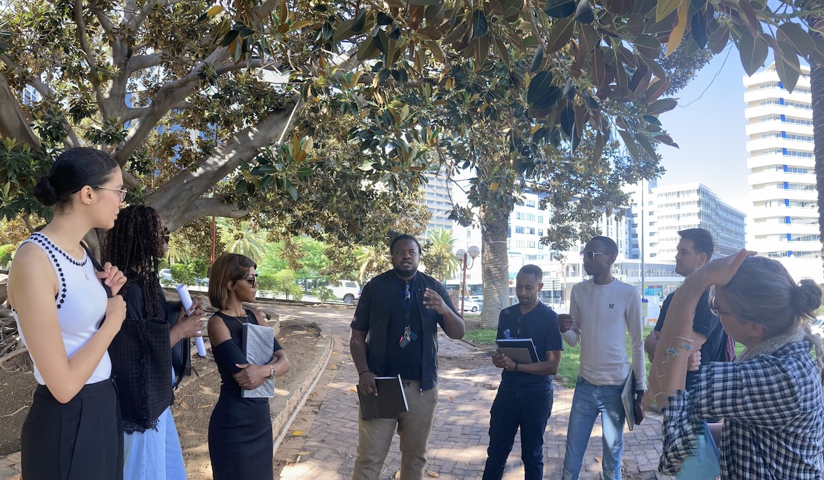 Applied Urban Ecology practical attended by Masters thesis by Prof Leonie-Fischer